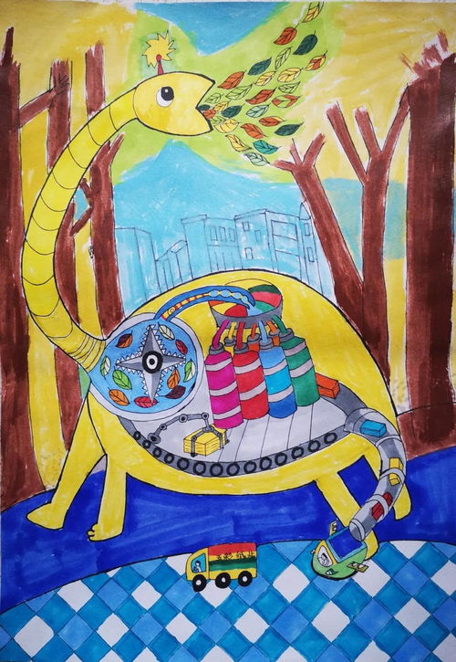 科技生活绘画作品，探索未来与现实的交汇点  第1张